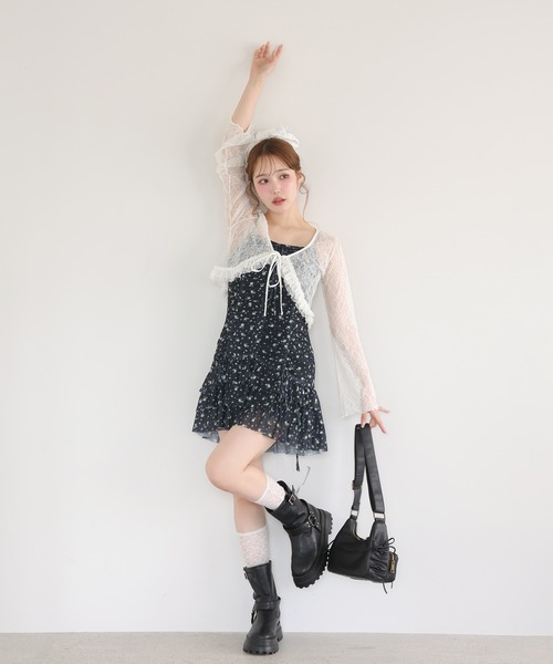 BPN 編み上げ レースアップ ゴシック ヴィジュアル系 カーディガン ボレロ BPN 編み上げ レースアップ ゴシック ヴィジュアル系 カーディガン