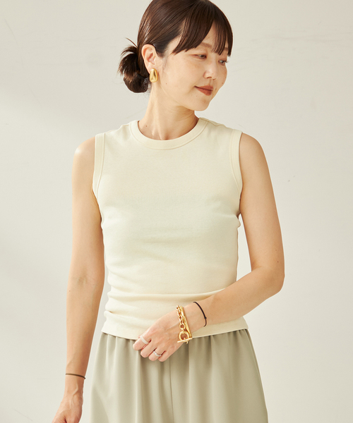 FLORE FLORE(フローレフローレ)人気 タンクトップ S 予約》FLORE FLORE/フローレフローレ DEWITANK タンクトップ（タンク