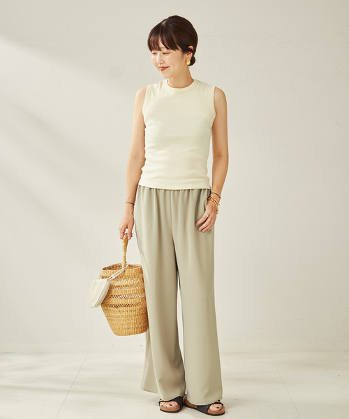 FLORE FLORE(フローレフローレ)人気 タンクトップ S FLORE FLORE/フローレフローレ ESME TANK タンクトップ（タンクトップ