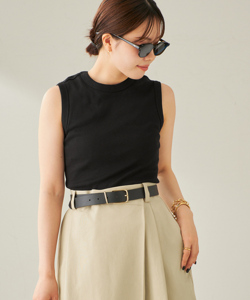 FLORE FLORE(フローレフローレ)人気 タンクトップ S FLORE FLORE / フローレフローレ ESME タンクトップ（Tシャツ