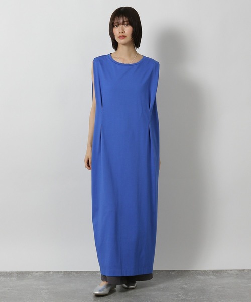 LAKOLE（ラコレ） ワンピース 「接触冷感」ウェストタックカット