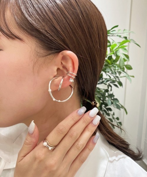 ete パールリング 925 #13 ete 指輪 リング 「フォーム」 パール レディース : ZOZOTOWN
