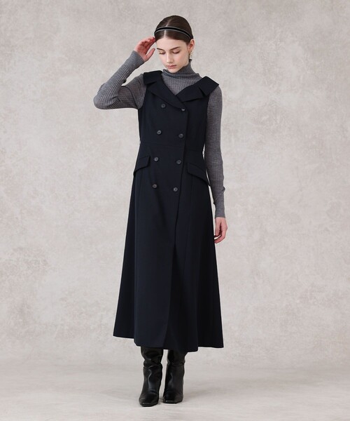 ANAYI（アナイ） ニット セーター シアーウールハイネック プル