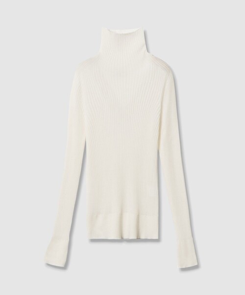 ANAYI ニット セーター シアーウールハイネック プルオーバー