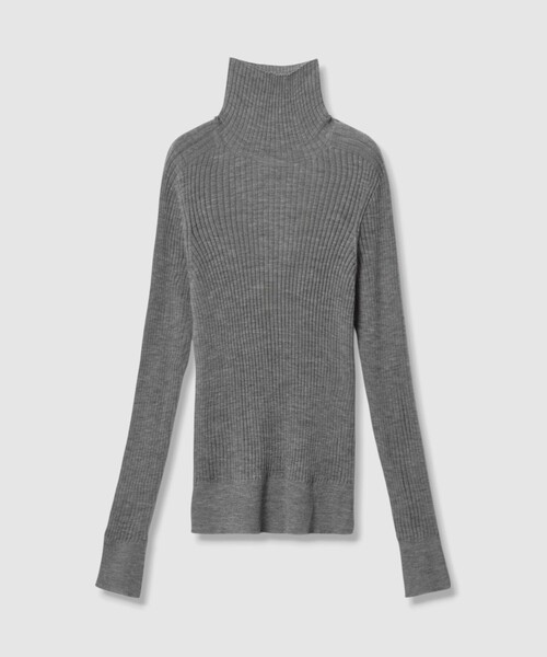 ANAYI（アナイ） ニット セーター シアーウールハイネック プル