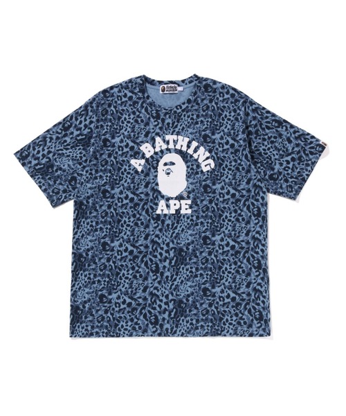 A BATHING APE（アベイシングエイプ） tシャツ WILD LEOPARD PATTERN