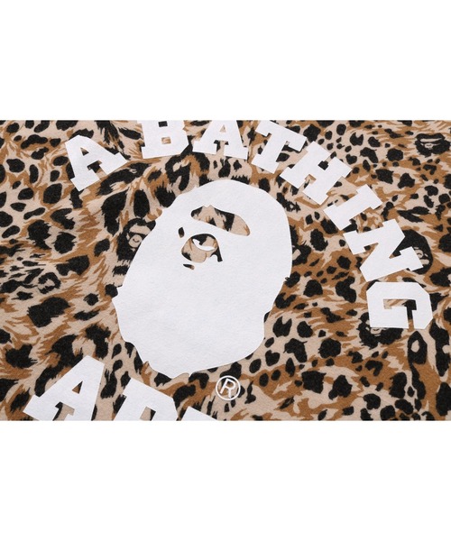 A BATHING APE ロンT レオパード A BATHING APE（アベイシングエイプ） tシャツ WILD LEOPARD PATTERN