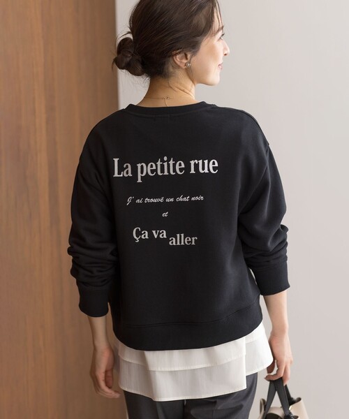 組曲（KUMIKYOKU） tシャツ シャツコンビティアード ロングTシャツ