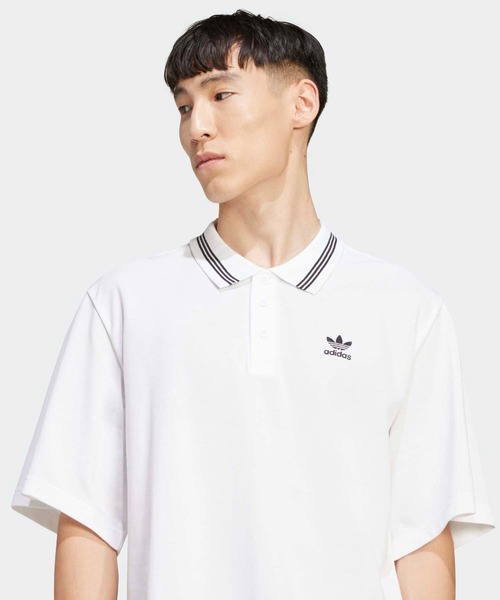 【adidas originals】アディカラー　ポロシャツ　メンズ　(xs) adidas ポロシャツ アディカラーラグビーポロシャツ