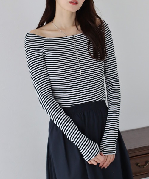 「BLUEEAST」 長袖カットソー MEDIUM グレー レディース