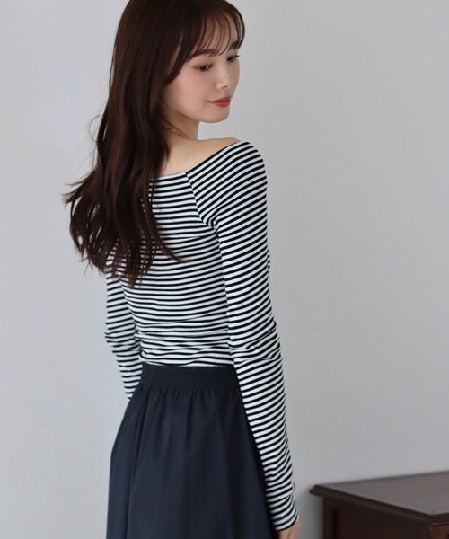 「BLUEEAST」 長袖カットソー MEDIUM グレー レディース