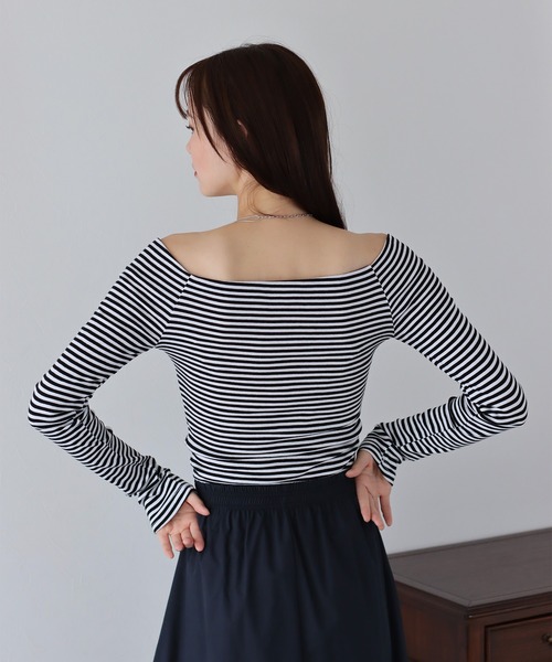 「BLUEEAST」 長袖カットソー MEDIUM グレー レディース