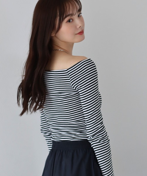 「BLUEEAST」 長袖カットソー MEDIUM グレー レディース