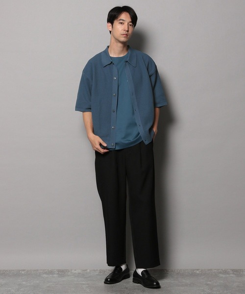 BAYFLOW（ベイフロー） シャツ 「シワになりにくい」サマーニット
