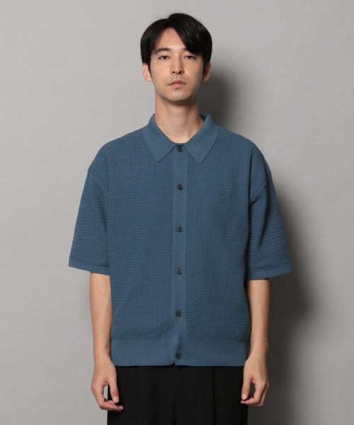 BAYFLOW（ベイフロー） シャツ 「シワになりにくい」サマーニット