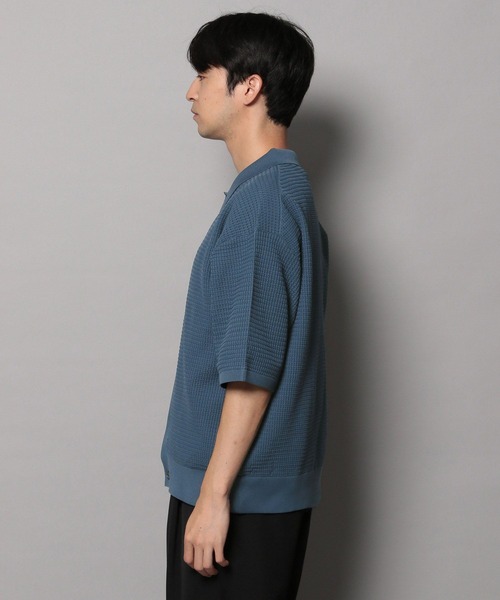 BAYFLOW（ベイフロー） シャツ 「シワになりにくい」サマーニット