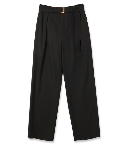 CULLNI（クルニ） スラックス Double Cloth Twill 1Tuck Semi Wide