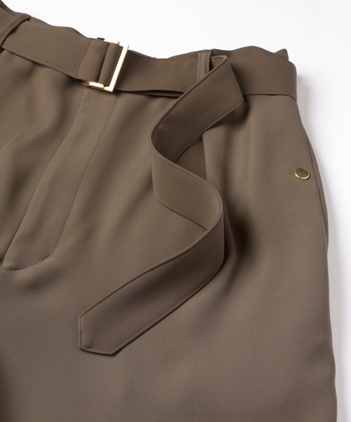 CULLNI（クルニ） スラックス Double Cloth Twill 1Tuck Semi Wide