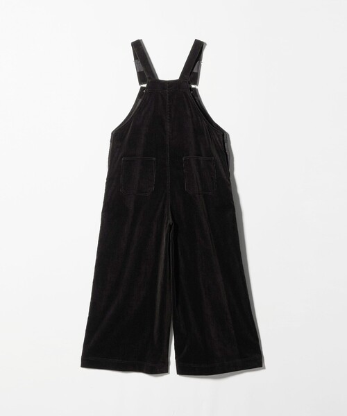 SACRA サロペット　黒 SACRA（サクラ） サロペット オーバーオール 「SACRA」コーデュロイ