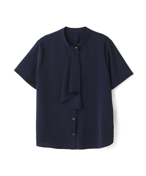 「N.（N. Natural Beauty Basic）」 半袖ブラウス MEDIUM イエロー レディース