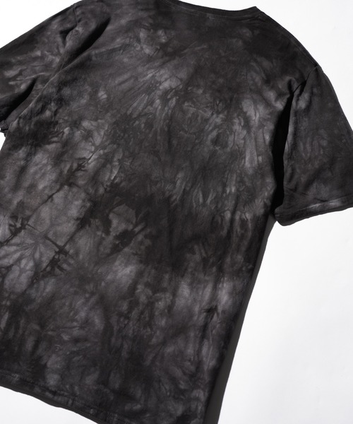 THE MOUNTAIN ネコ顔Tシャツ USA ブラック タイダイ L THE MOUNTAIN tシャツ / ザ マウンテン ”TIE DYE TEE” アニマル