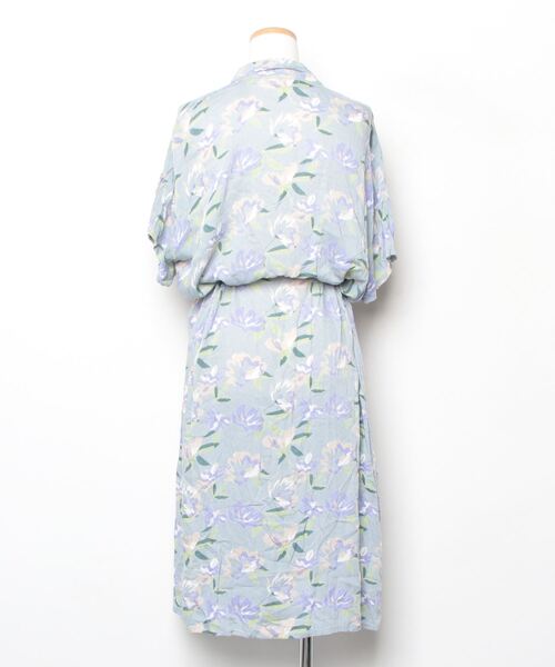 「CHEER」 花柄半袖ワンピース FREE グリーン レディース_画像2