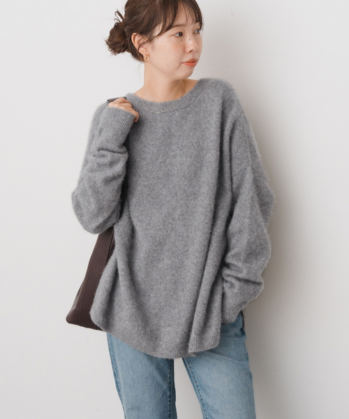 ご購入済みです【Spick and Span 】ウールニットカーディガン Spick＆Span カーディガン ウールフォックスニットジャケット