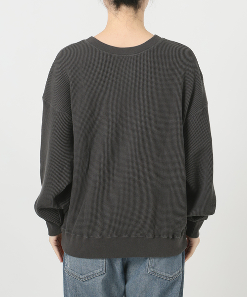 FRAMeWORK（フレームワーク） tシャツ 「追加」ワッフルヘンリープル