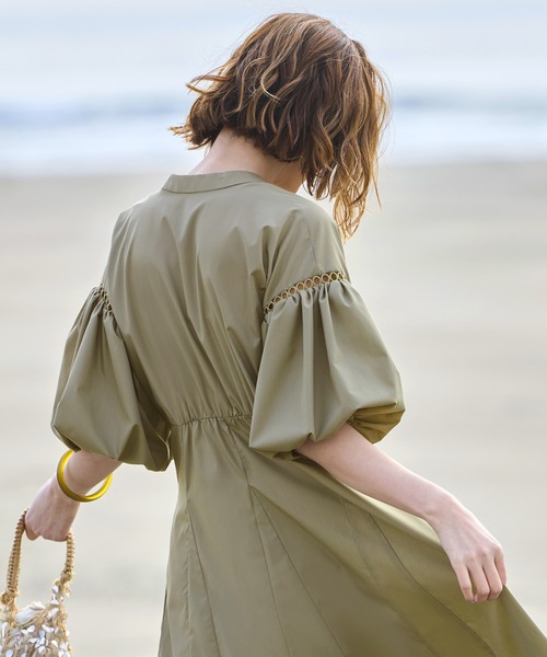 RUIRUE BOUTIQUE（ルイルエブティック） 半袖ワンピース M ロイヤル