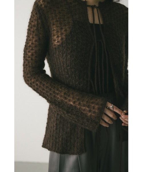 STYLE MIXER 2wayストリングロングニット STYLEMIXER | バックストリングウォッシャブルニット (ニット ) |SHEL