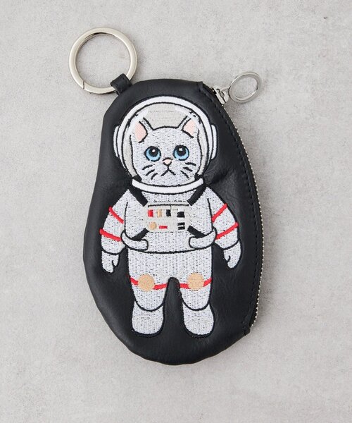 チャーム 「本革」sampo×earコラボ スペーストイレザーケース/バッグチャーム レディースの画像