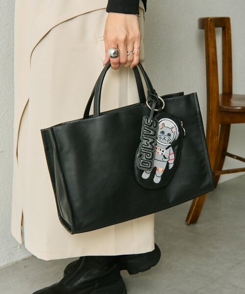 ear PAPILLONNER（イア パピヨネ） チャーム 「本革」sampo×earコラボ