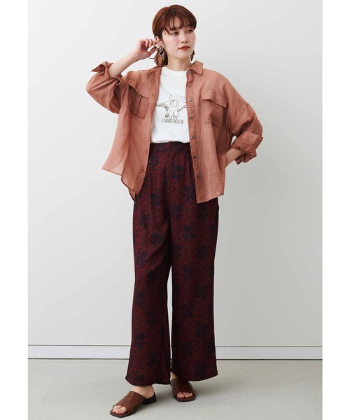 「MEDE19F」 長袖シャツ - ブラウン系その他 レディース_画像3