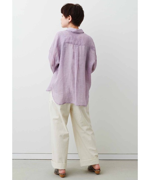 「MEDE19F」 長袖シャツ - ブラウン系その他 レディース_画像9