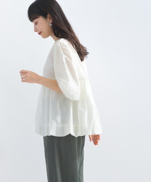 「terrace」 半袖ブラウス MEDIUM ブラック レディース_画像9
