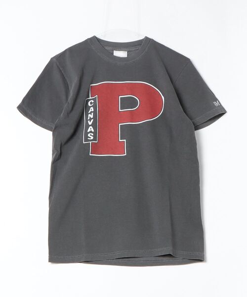 「PARROTT CANVAS」 半袖Tシャツ ONE SIZE グレー レディース_画像5