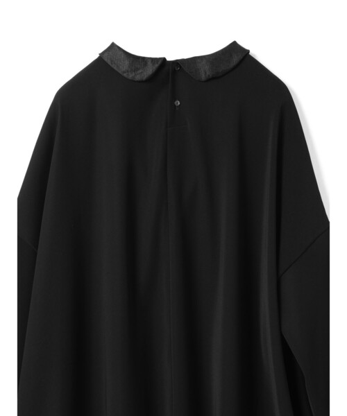 mizuiroind（ミズイロインド） ワンピース 衿付きサテンコクーン