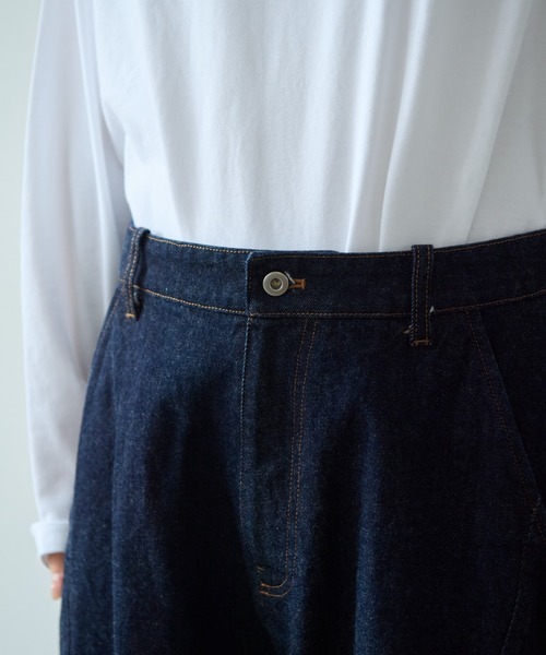 yuni ワイドパンツ ジーンズ デニム デニムパンツ 10oz denim cocoon
