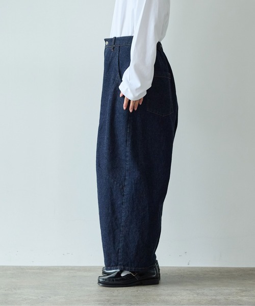 今期　yuni デニム yuni ワイドパンツ ジーンズ デニム デニムパンツ 10oz denim cocoon