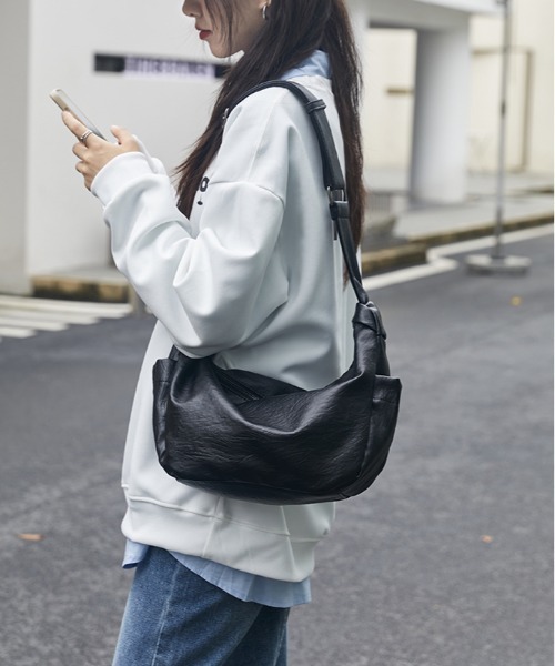 FREE STYLISTS ショルダーバッグ バッグ Y2K レザーショルダーバッグ