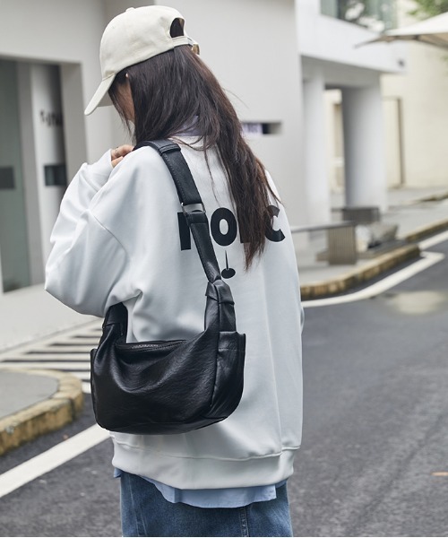 FREE STYLISTS ショルダーバッグ バッグ Y2K レザーショルダーバッグ