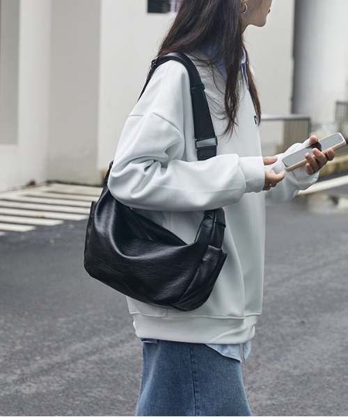 FREE STYLISTS ショルダーバッグ バッグ Y2K レザーショルダーバッグ