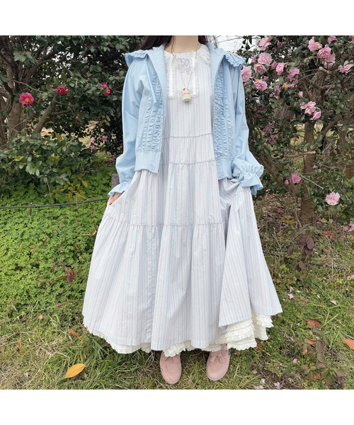 PINK HOUSE（ピンクハウス） 半袖ワンピース フリー ピンク系その他