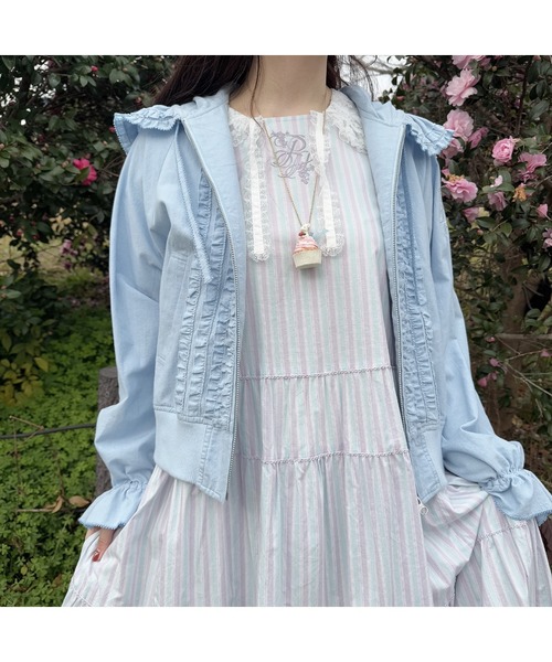 PINK HOUSE（ピンクハウス） 半袖ワンピース フリー ピンク系その他