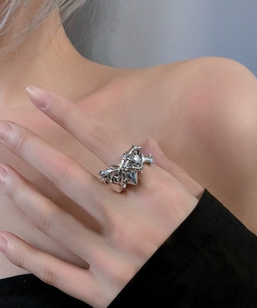 指輪 リング 「456737」ハート棘リング（RZ） レディース メンズ