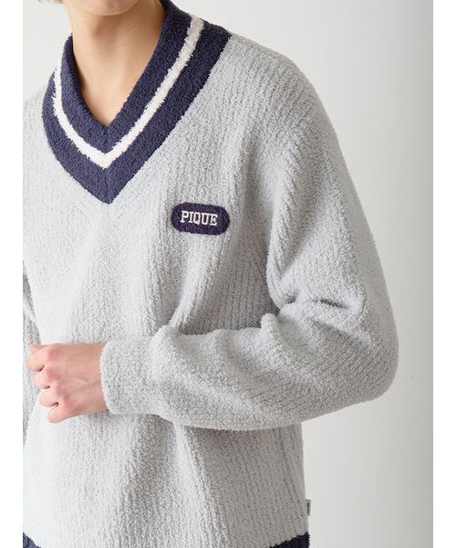 gelato pique（ジェラートピケ） パジャマ 「HOMME」パウダーライン