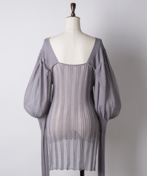 「J1U by LA BELLE ETUDE」 長袖ニット FREE ホワイト レディース_画像2