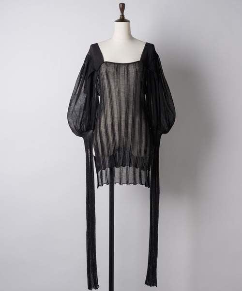 「J1U by LA BELLE ETUDE」 長袖ニット FREE ホワイト レディース_画像4