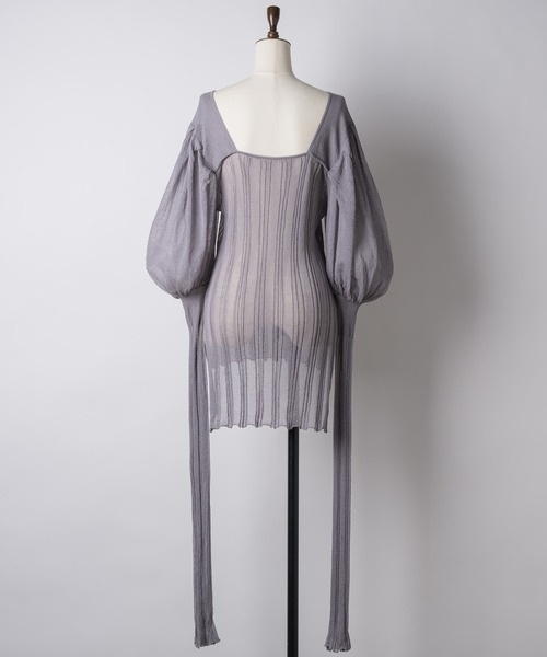 「J1U by LA BELLE ETUDE」 長袖ニット FREE ホワイト レディース_画像9