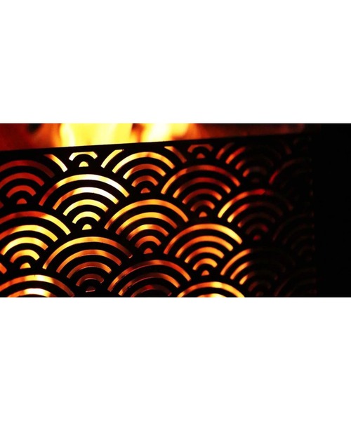 S'more 「 和柄6面焚火台 」 焚き火台＆横長天板＆収納袋セット